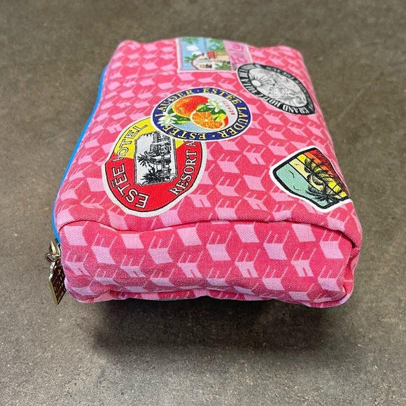 Estee Lauder Cosmetic Makeup Travel Bag- Pink Hotel Resort - Picture 7 of 12